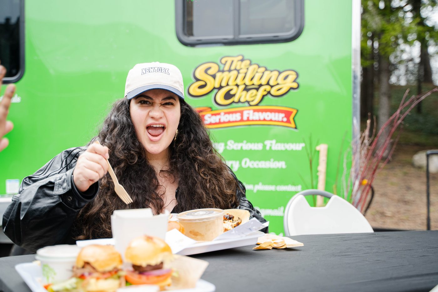 The Smiling Chef food